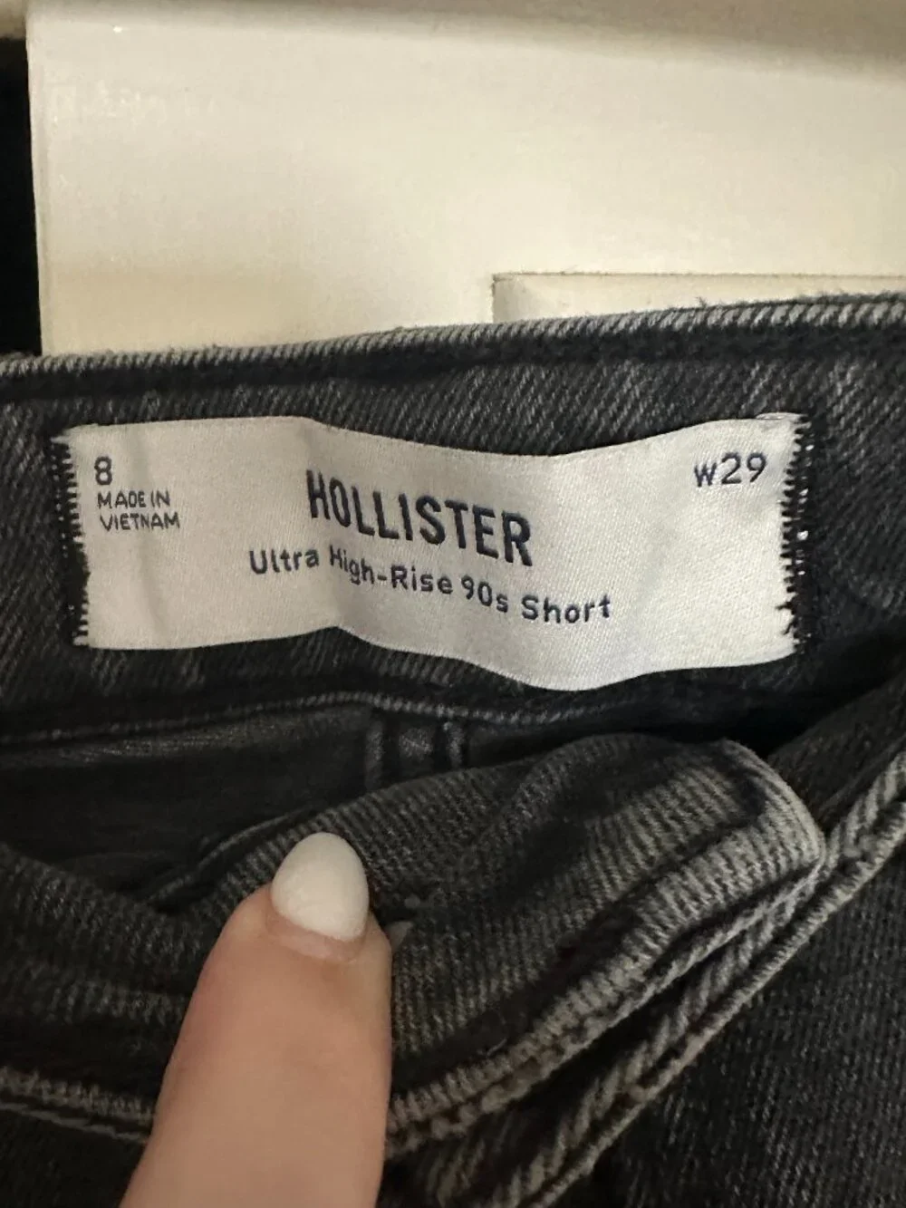 Hollister Black Jean Shorts